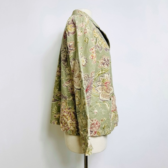 Coldwater Creek tapestry vintage blazer jacket with pockets - Picture 7 of 12